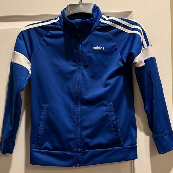 Adidas jacket - boys size 7, EUC - Picture 1 of 5